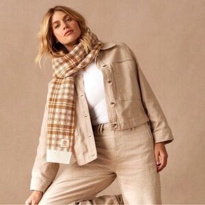 Timberland Plaid Scarf NWT